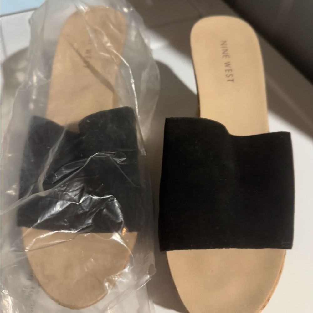 Nine West Black Mules